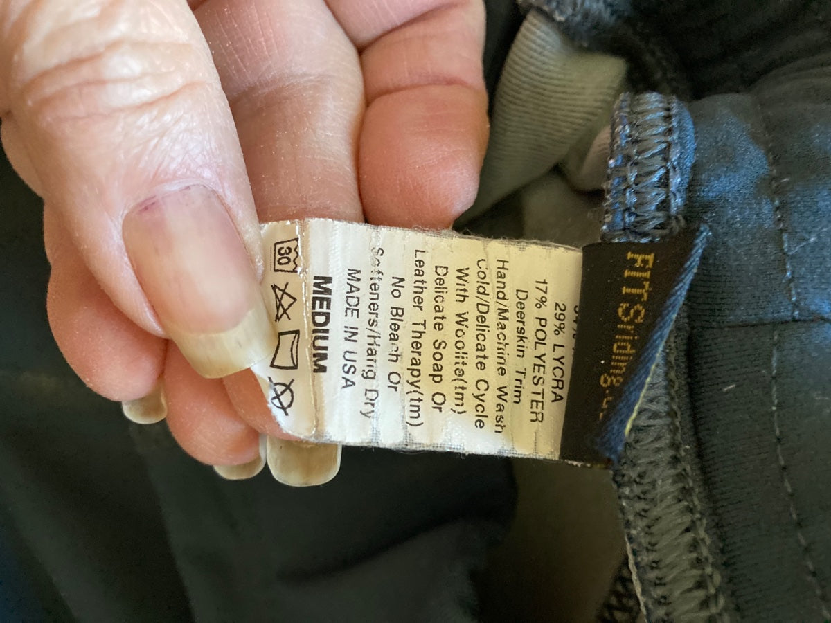 FITS blue medium full seat breeches