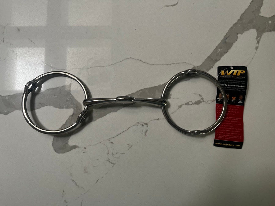 Winning tongue plate (WTP) gag bit