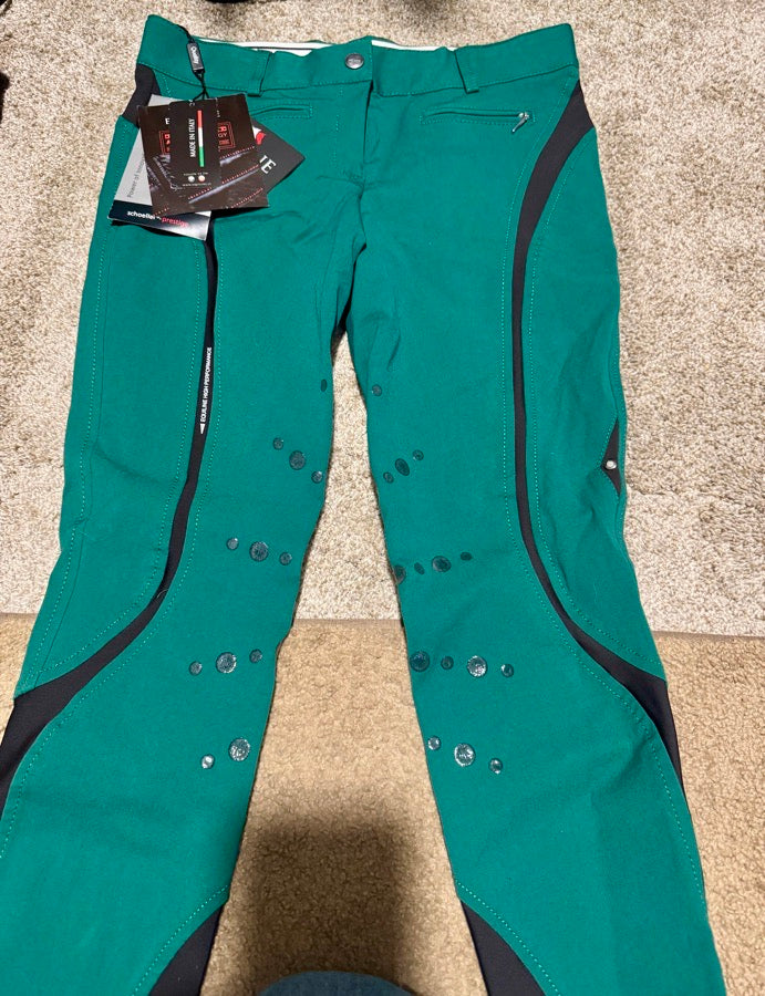 Equiline Green Breeches - IT44
