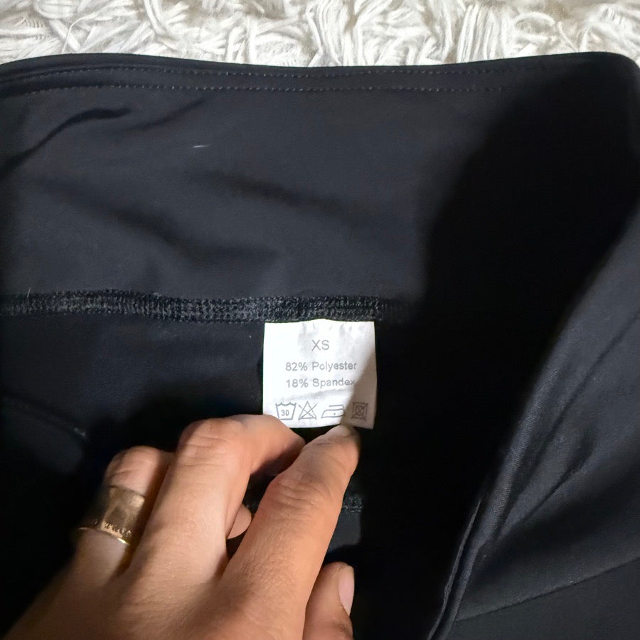 Women’s XS Black Smartpak Full Seat Horseback Riding Tights Breeches. Good Cond