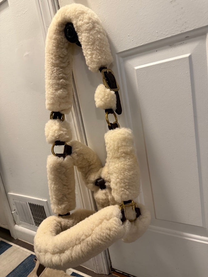 SmartPak Sheepskin Shipping Halter