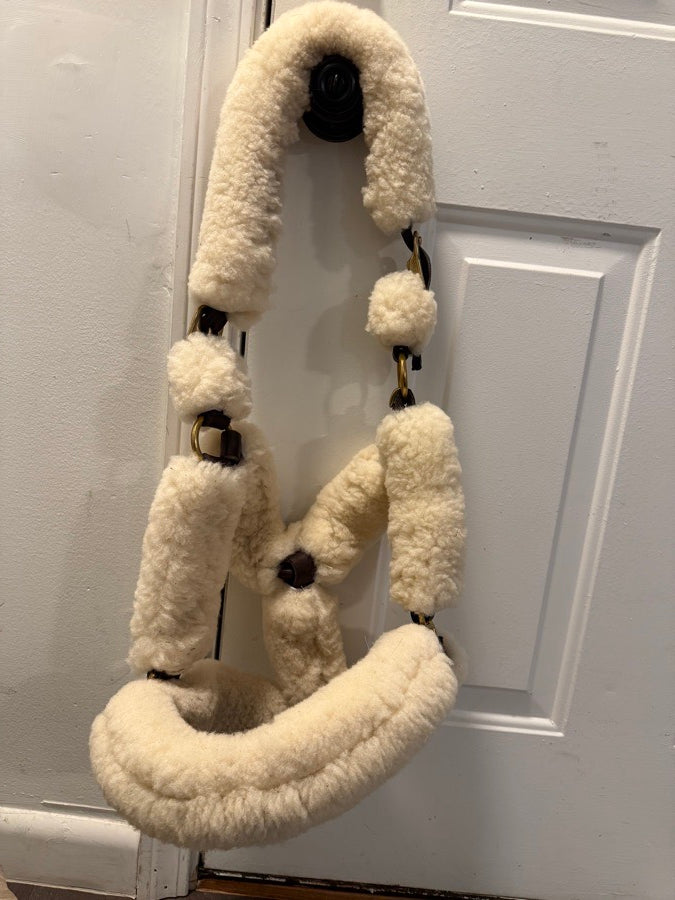 SmartPak Sheepskin Shipping Halter