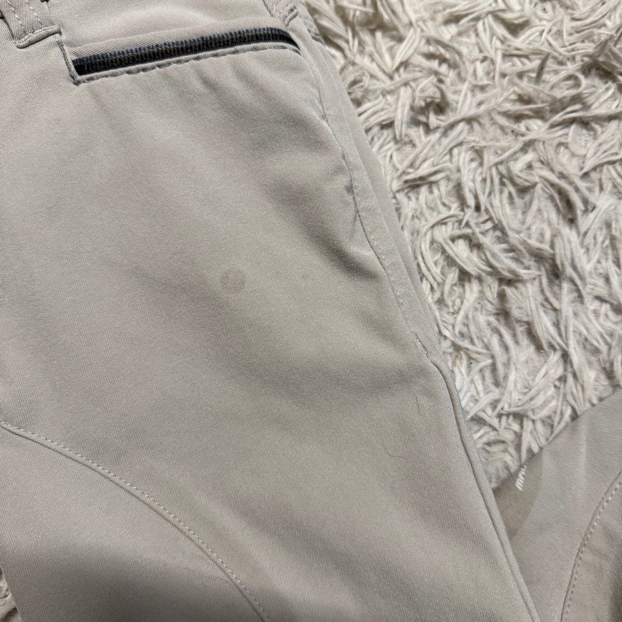 Women’s Size IT34 Tan Animo Knee Patch Horseback Riding Breeches. Good Condition
