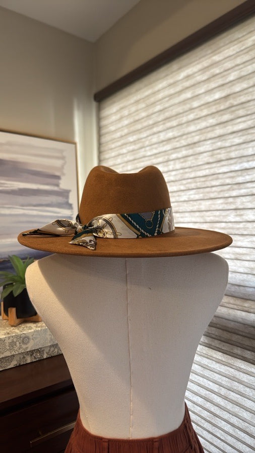 NWOT Modern Horse Faux Suede Adjustable Hat
