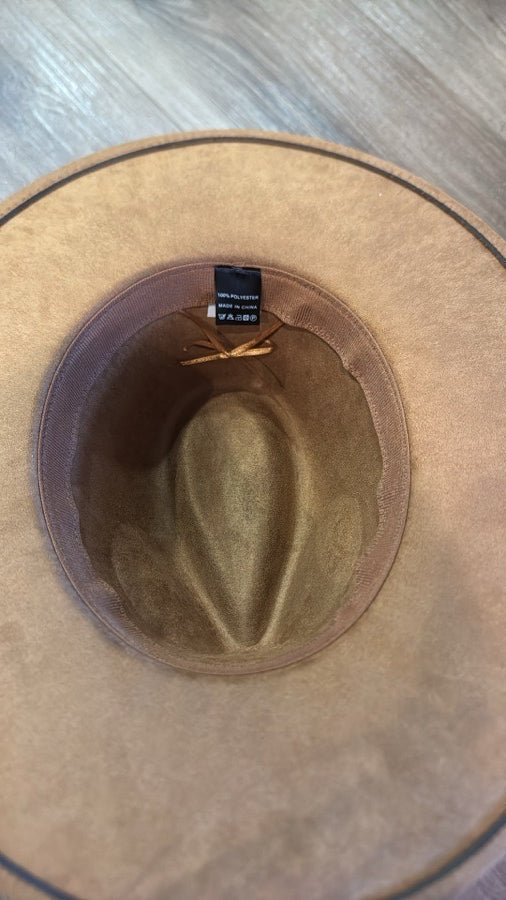 NWOT Modern Horse Faux Suede Adjustable Hat