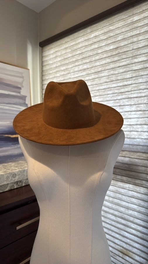 NWOT Modern Horse Faux Suede Adjustable Hat