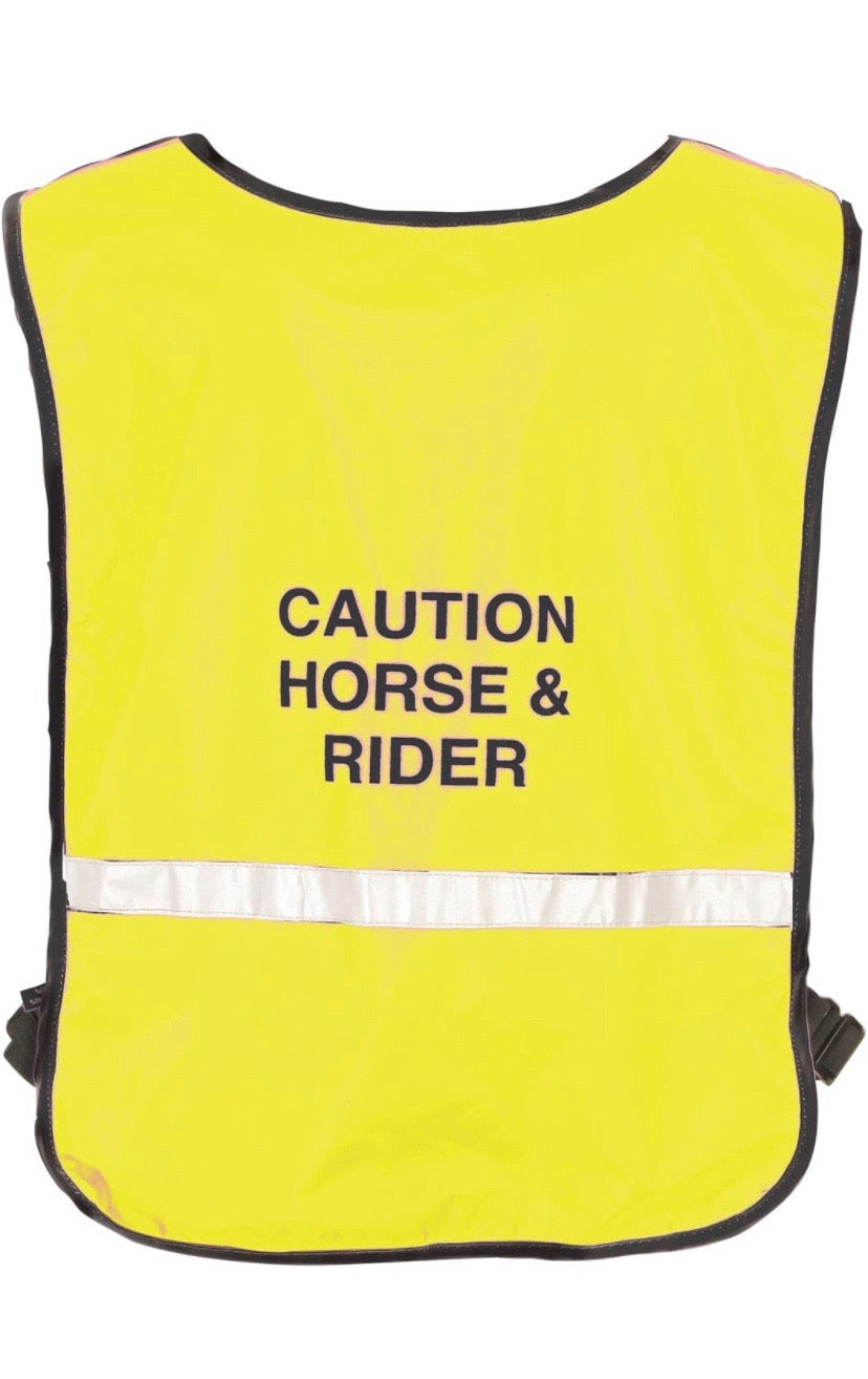 HI-VIS RIDER SAFETY VEST WATERPROOF