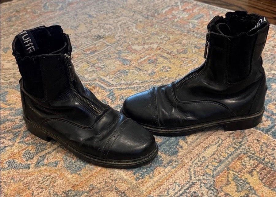 TUFFRIDER Tuffrider ladies Baroque zip up paddock boots in size 7 (3)