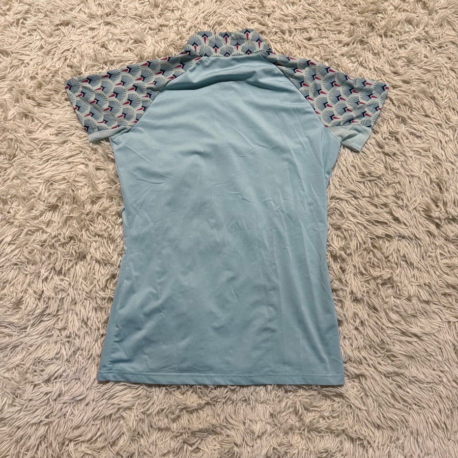 Women’s Small Blue Smartpak Piper Short Sleeve Horseback Riding Sunshirt