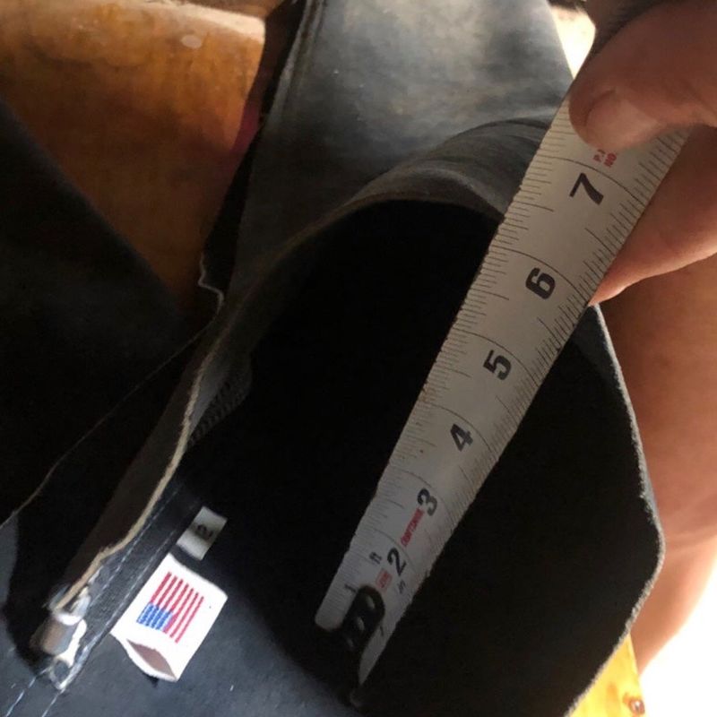 Black English Full Chaps Size 12 (Jr)
