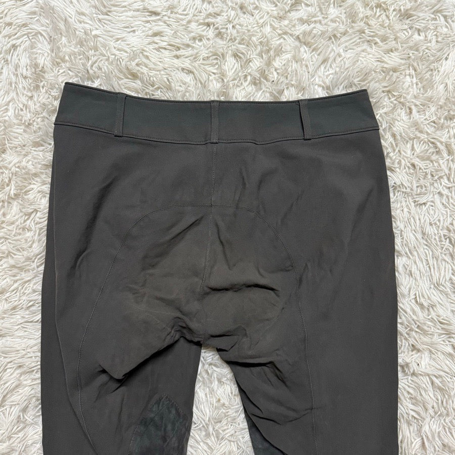 Women’s Size 32 Black Tailored Sportsman Knee Patch Horseback Riding Breeches.