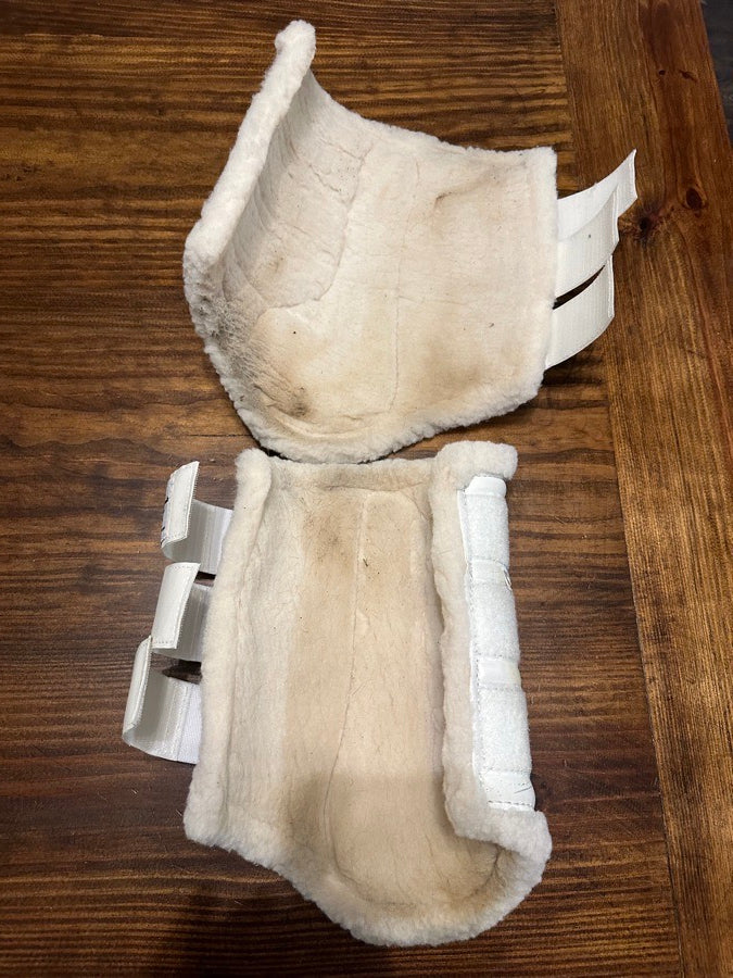 XL White Dressage Sport Boots