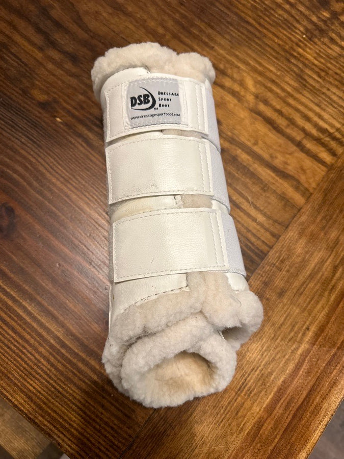 XL White Dressage Sport Boots