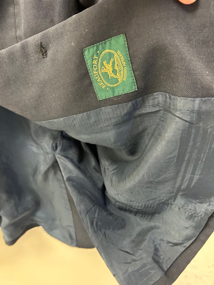 Black Beaufort hunt coat