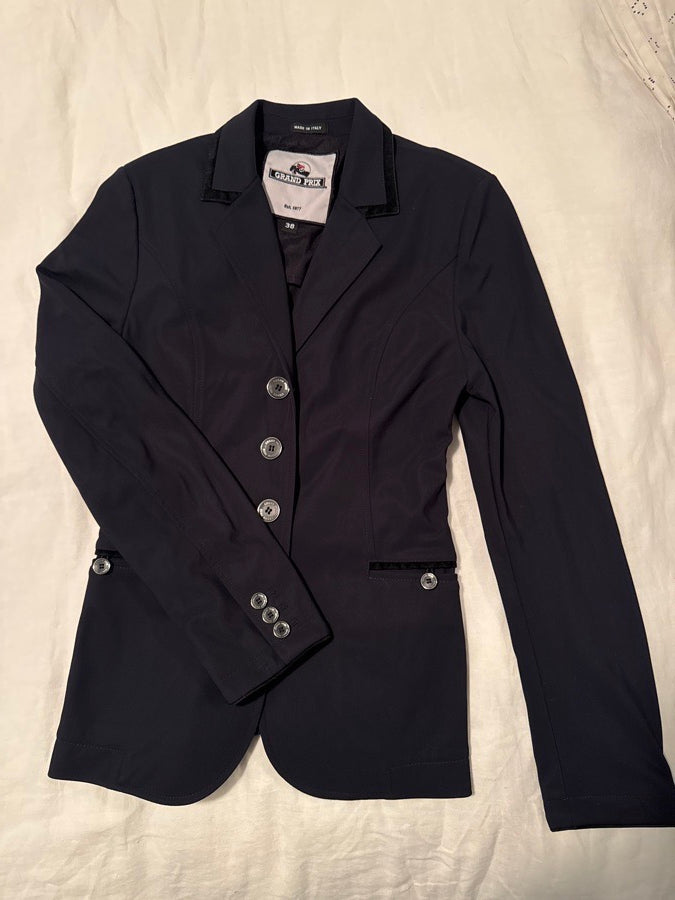 GRAND PRIX Grand Prix Saltare Hunt Coat 38 navy