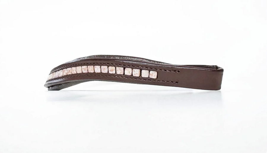 OTHER Rose Gold Beaded Browband (4)