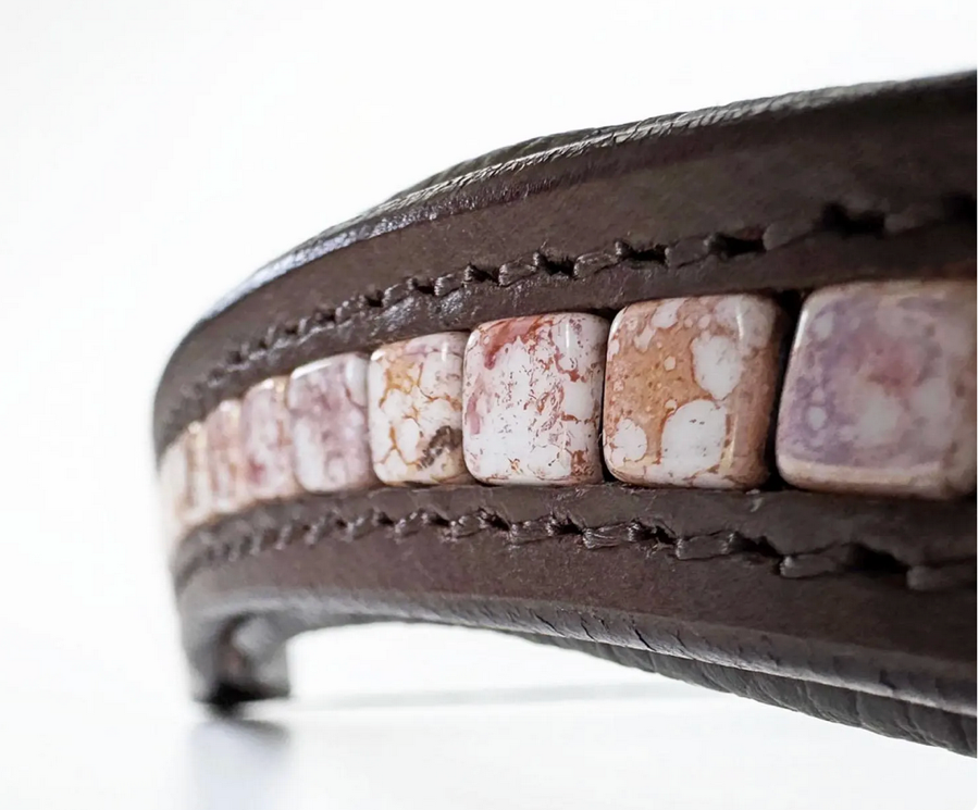 OTHER Rose Gold Beaded Browband (5)