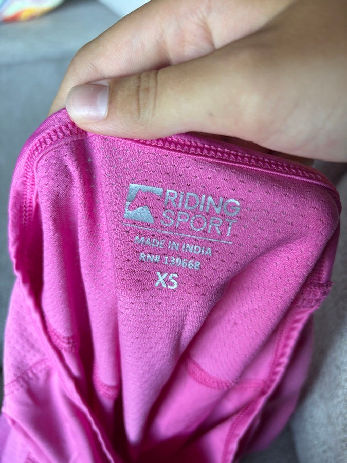RIDING SPORT riding sport ladies short sleeve shirt pink