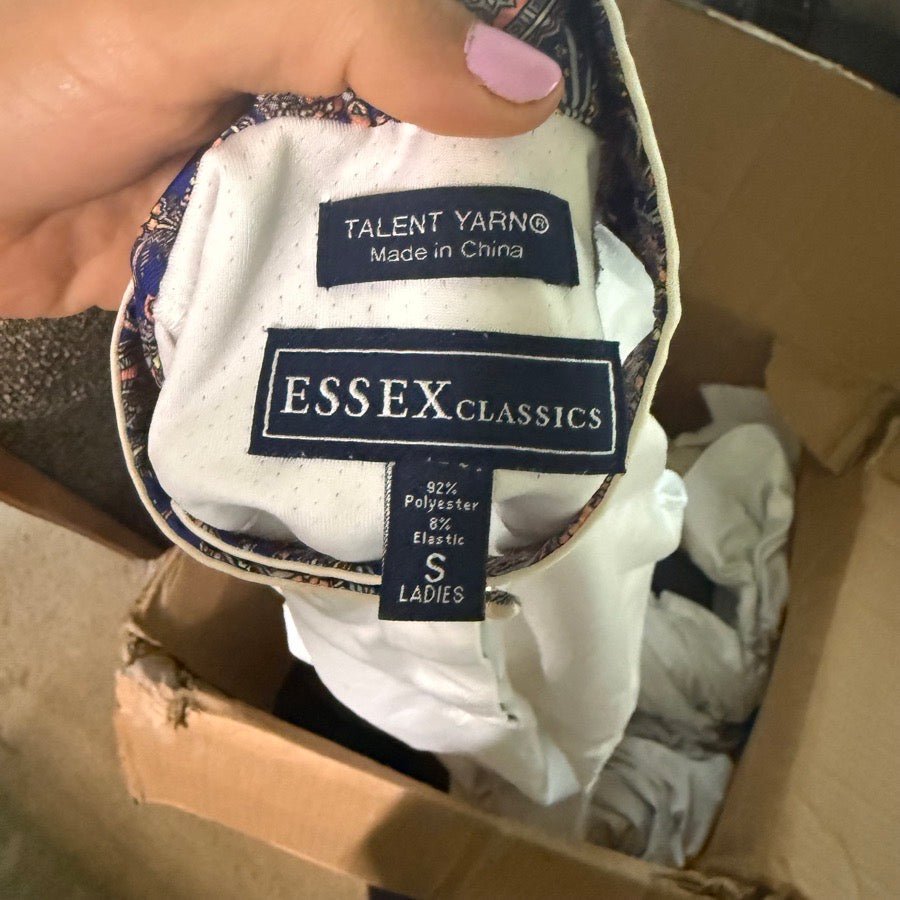 ESSEX CLASSICS Women’s Small White Essex Classics Long Sleeve Horseback Riding Show Shirt (5)
