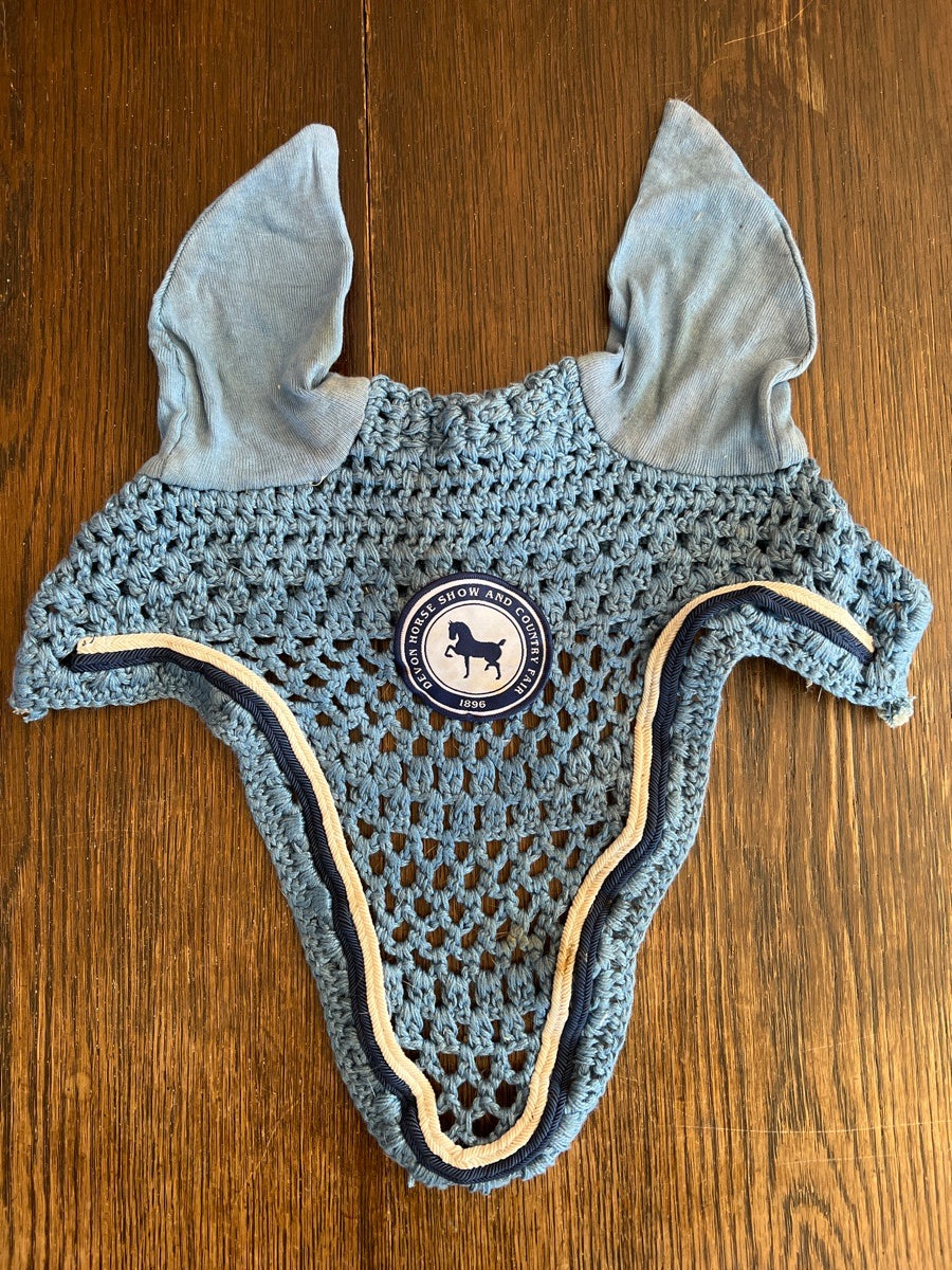 Gently used ear bonnet from the Devon horse show