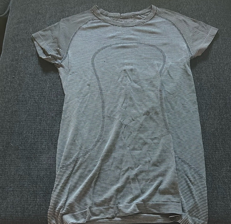 LULULEMON Striped size 6 Lulu shirt