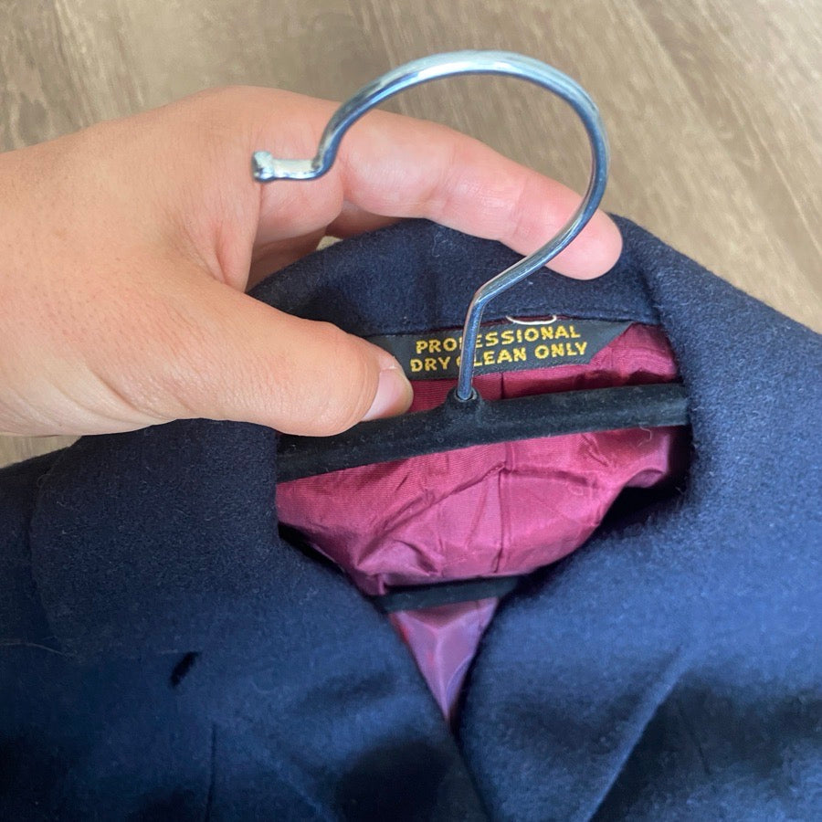 BAREFOOT Navy Wool Hunt Coat (2)