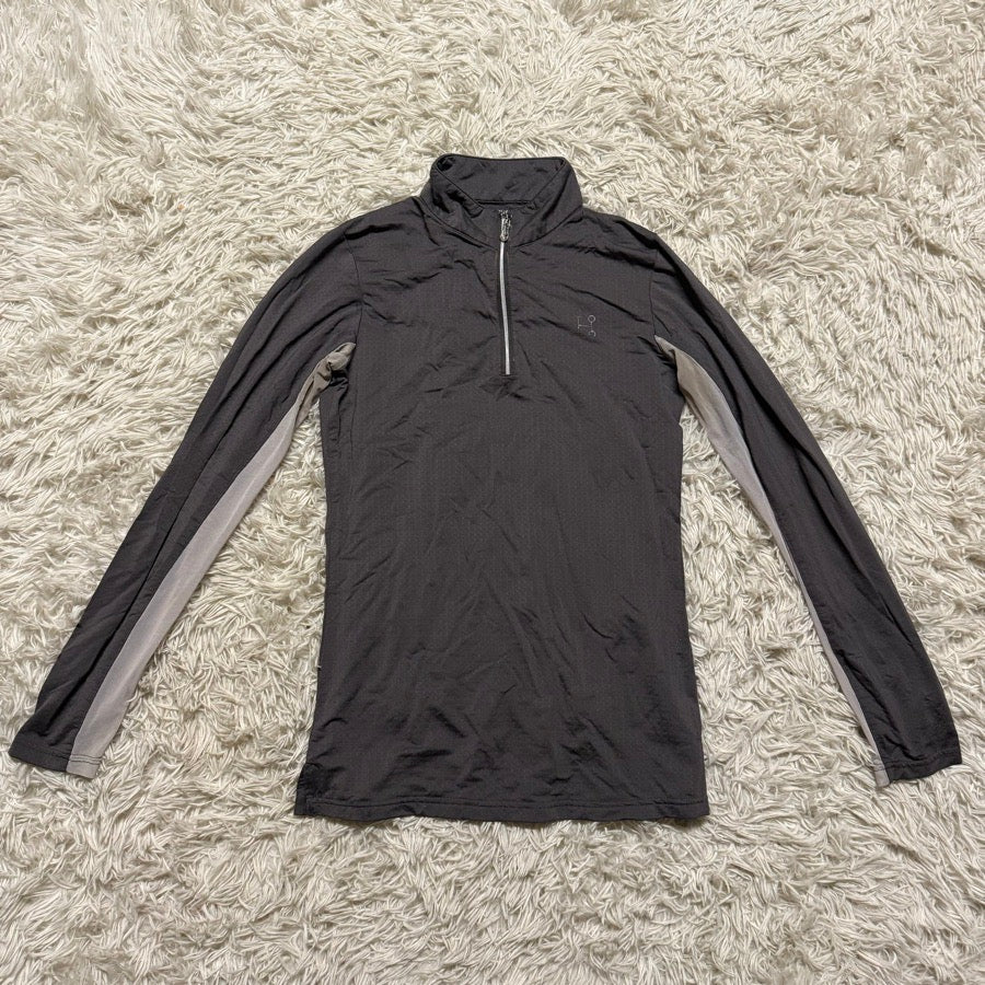 Women’s XS Grey Smartpak Hadley Long Sleeve Horseback Riding Sunshirt. Good Cond