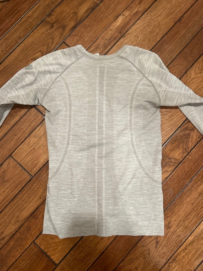 TKEQ The 'KENNEDY' Seamless Long Sleeve grey shirt