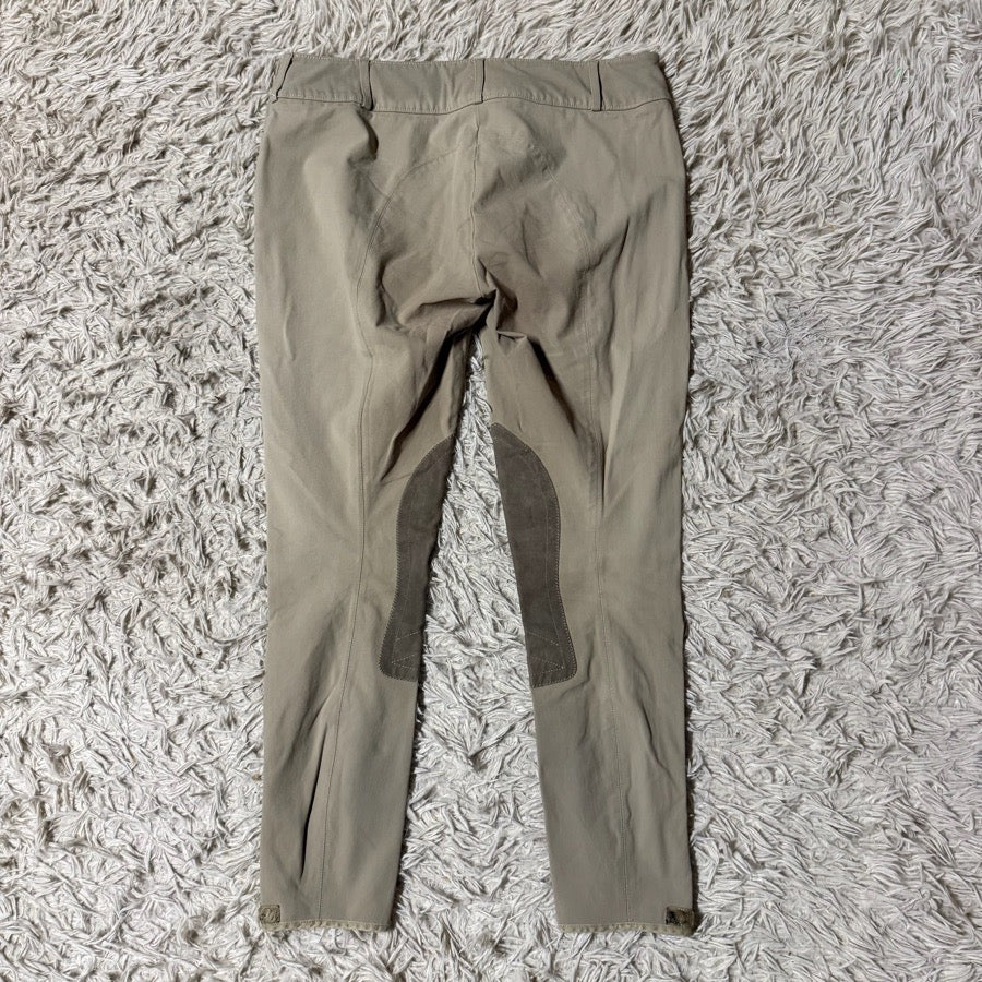 Women’s Size 32 Tan Tailored Sportsman Knee Patch Horseback Riding Breeches