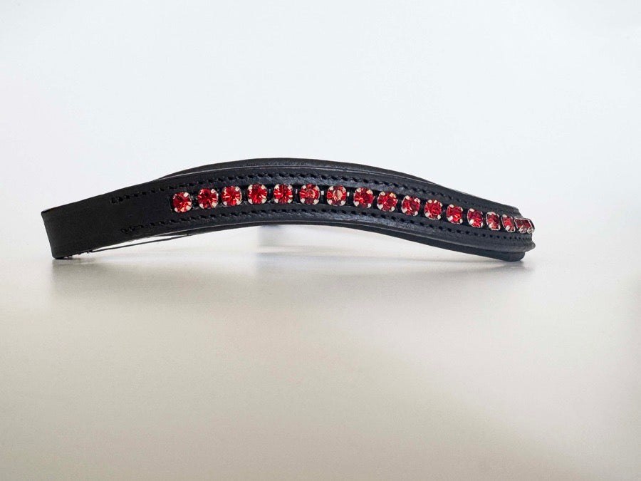 Red Crystal Browband COB