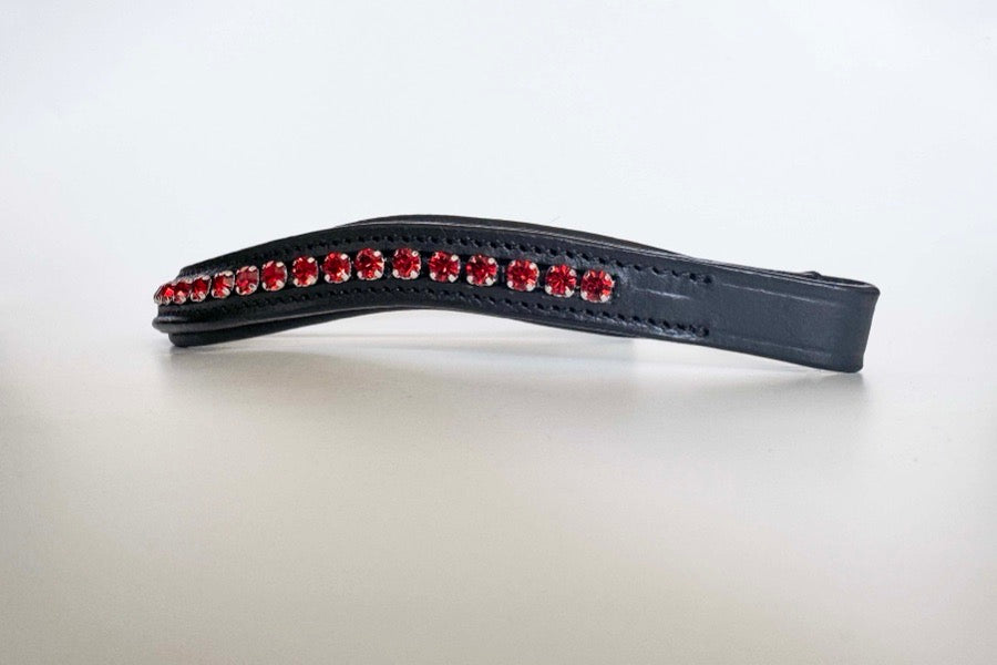 Red Crystal Browband COB