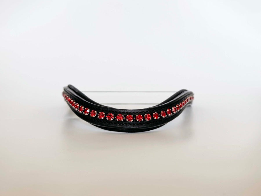 Red Crystal Browband COB