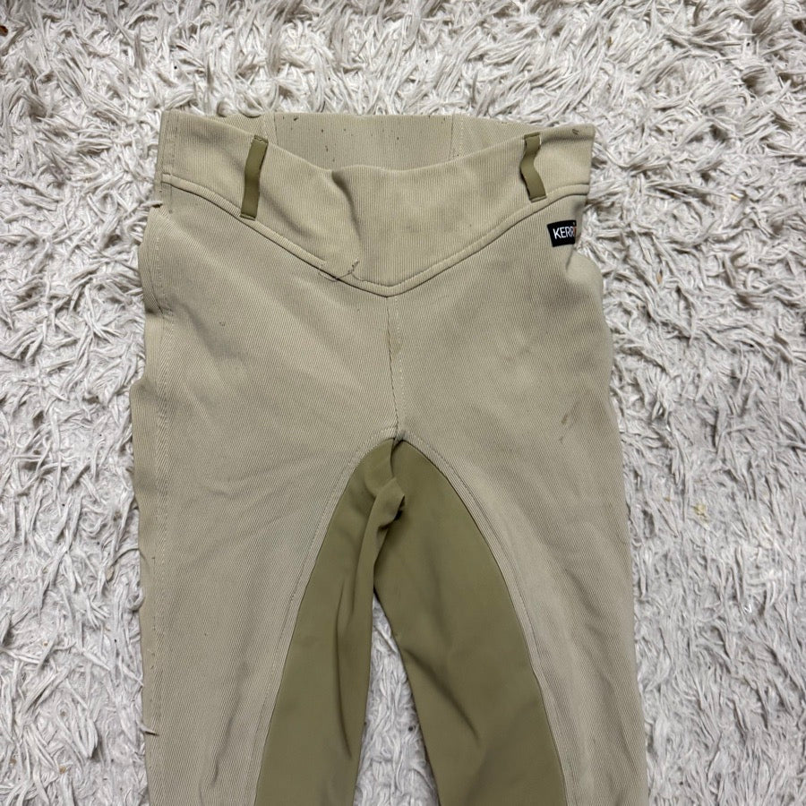 KERRITS Women’s Small Tan Kerrits Full Seat Horseback Riding Tights Breeches (3)