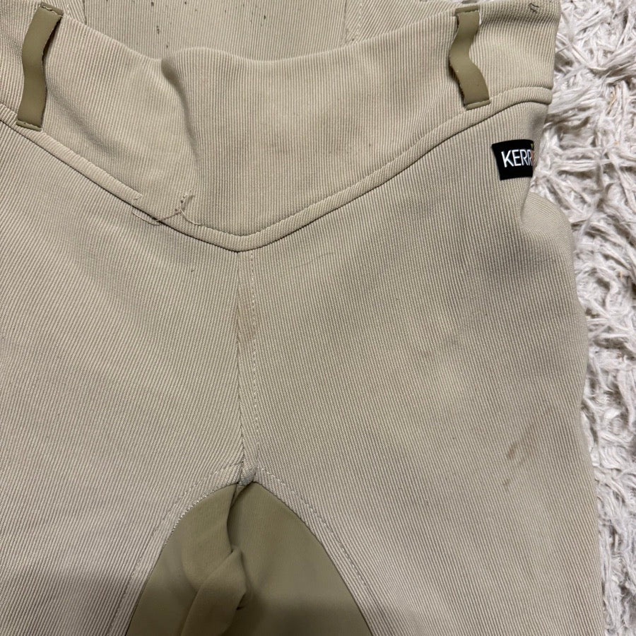 KERRITS Women’s Small Tan Kerrits Full Seat Horseback Riding Tights Breeches (7)