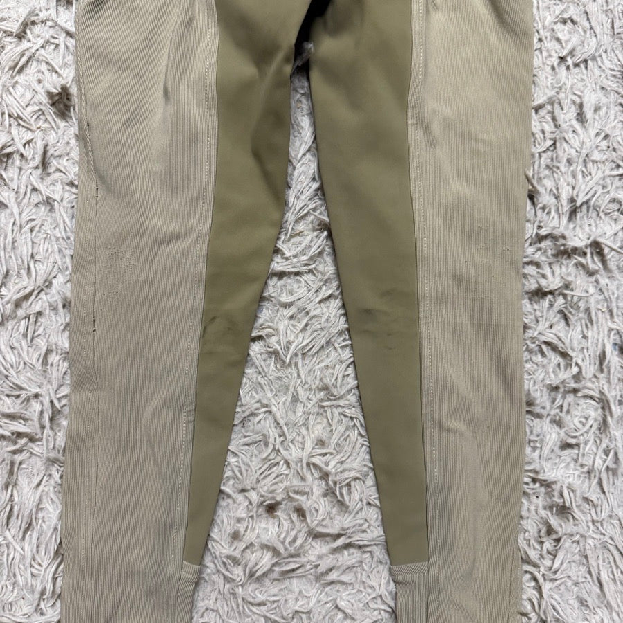 KERRITS Women’s Small Tan Kerrits Full Seat Horseback Riding Tights Breeches (5)