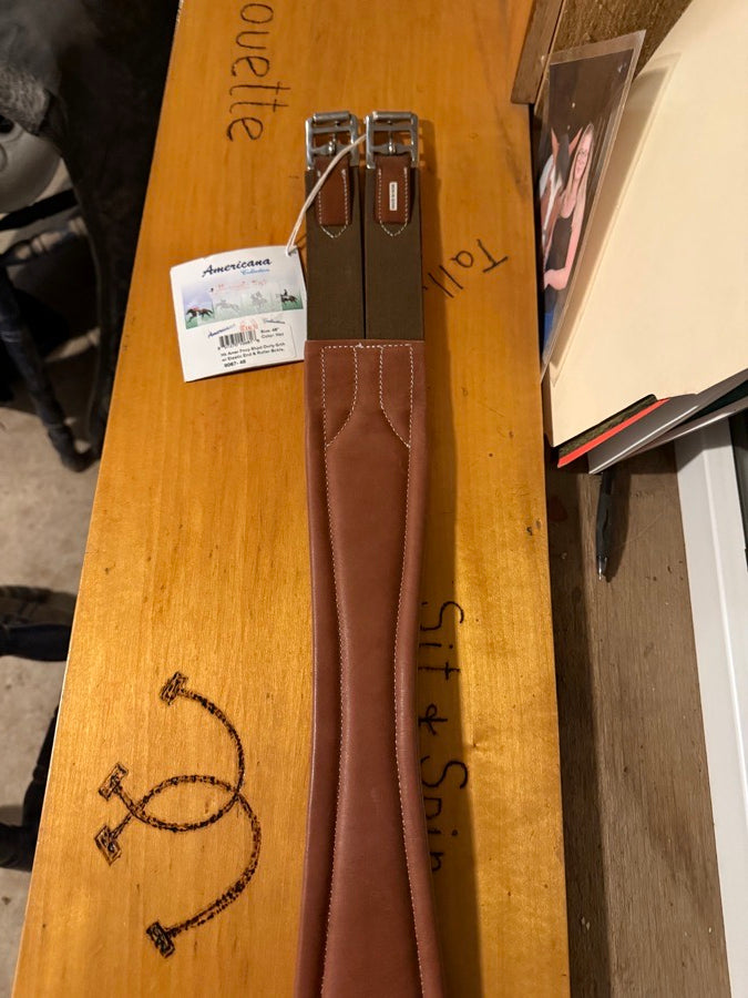 AMERICAN EQUUS BRAND NEW 48” Americana Overlay Girth (3)