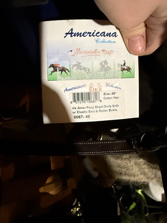 AMERICAN EQUUS BRAND NEW 48” Americana Overlay Girth (4)