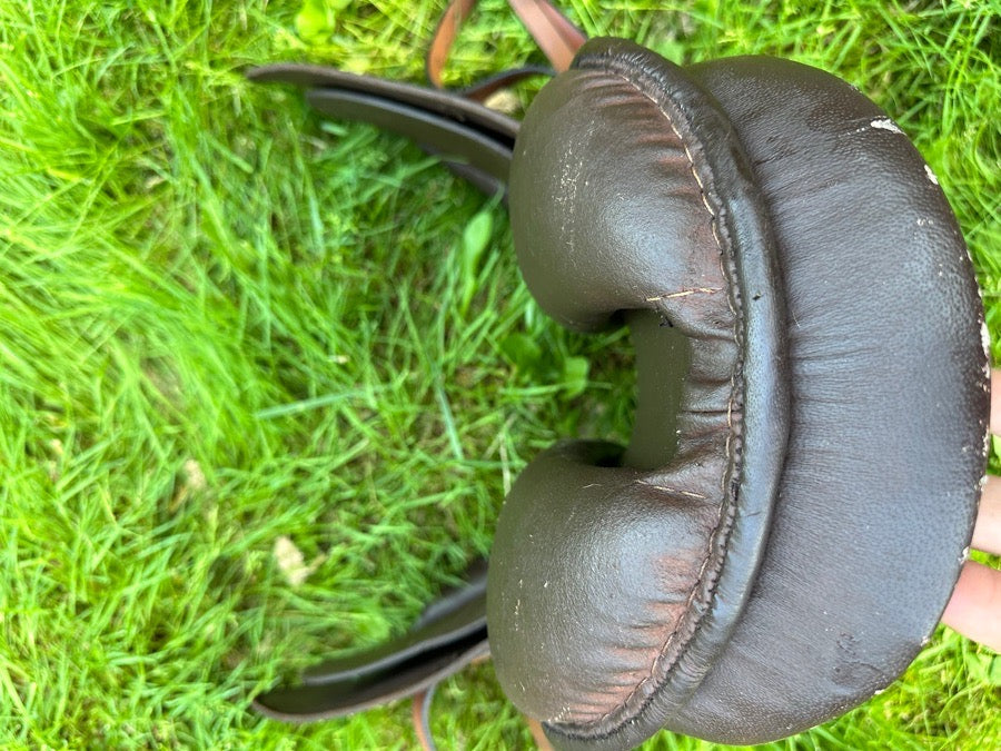 15” Kids All Purpose Saddle w/ stirrup leathers & irons