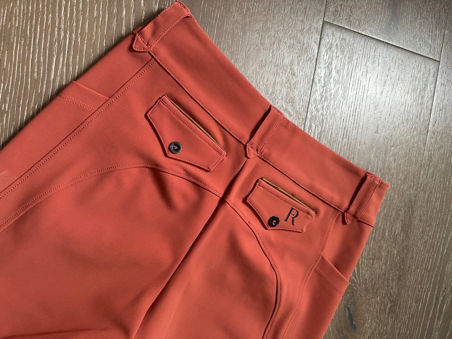 Free Ride Equestrian - Pro 1.0 - Rust - Suede Knee Patch Breeches
