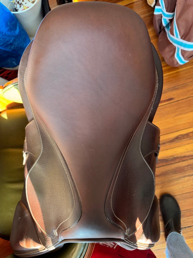17” Antares Connexion Jump Saddle - Grain/Buffalo - 2N Flaps - MINT!
