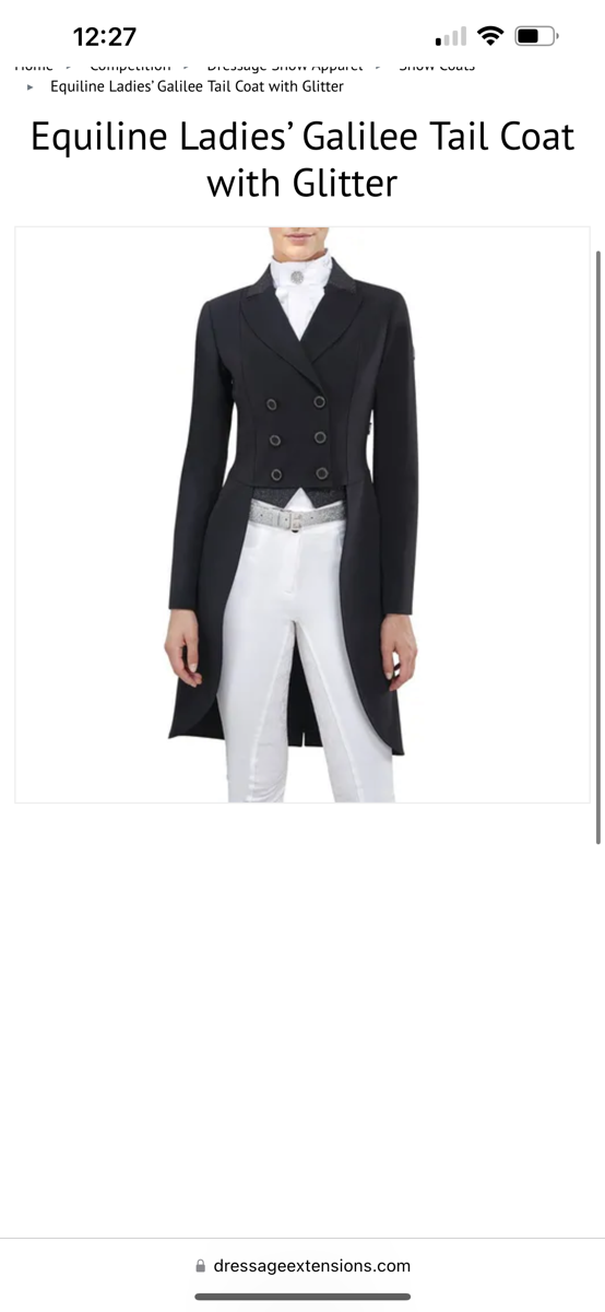 Equiline tailcoat