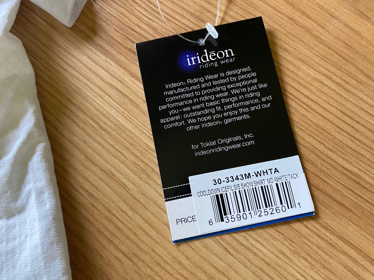nwt medium irideon short sleeve show shirt