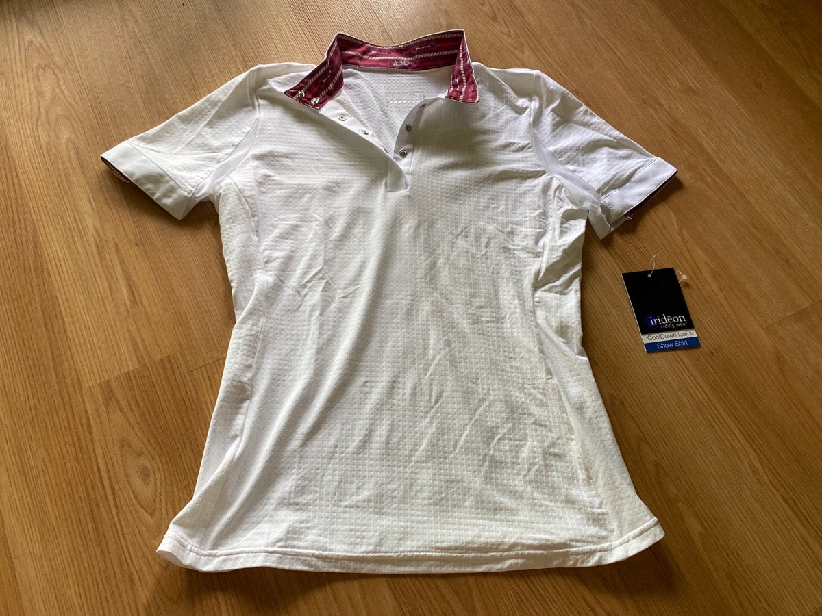 nwt medium irideon short sleeve show shirt