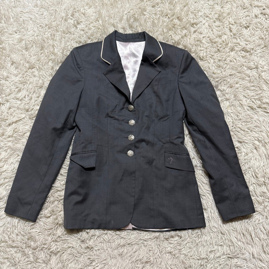 Women’s Grey Allon Equestrian Horseback Riding Show Coat. Good Condition.