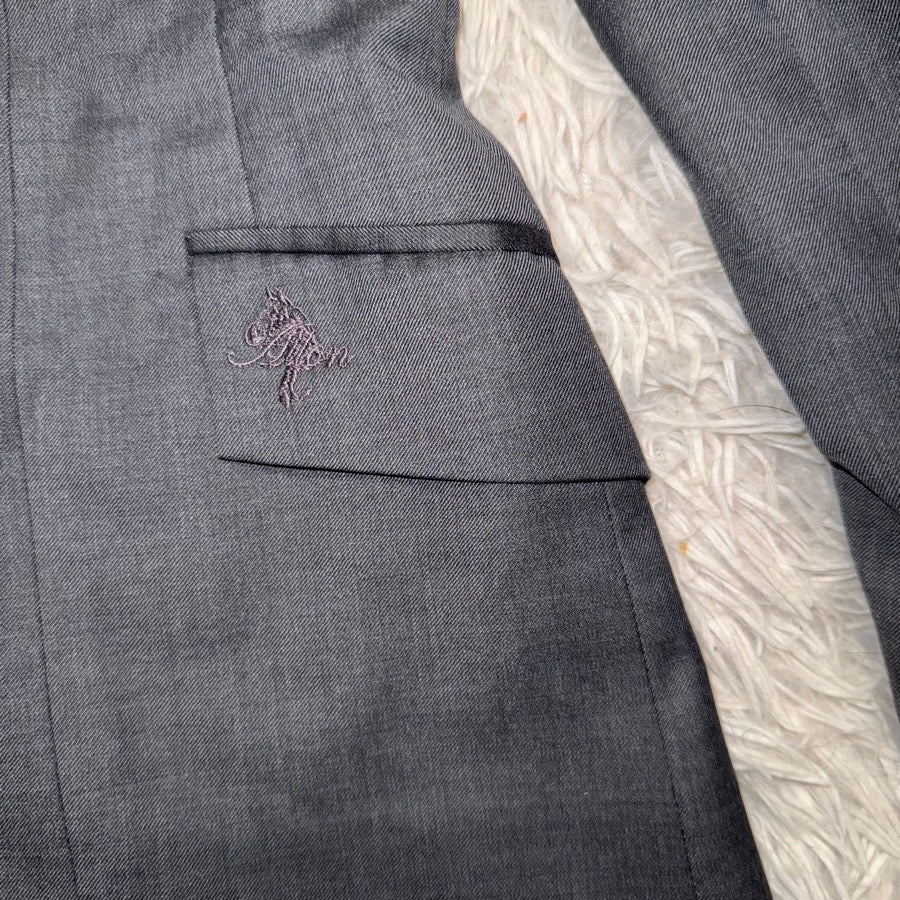 Women’s Grey Allon Equestrian Horseback Riding Show Coat. Good Condition.