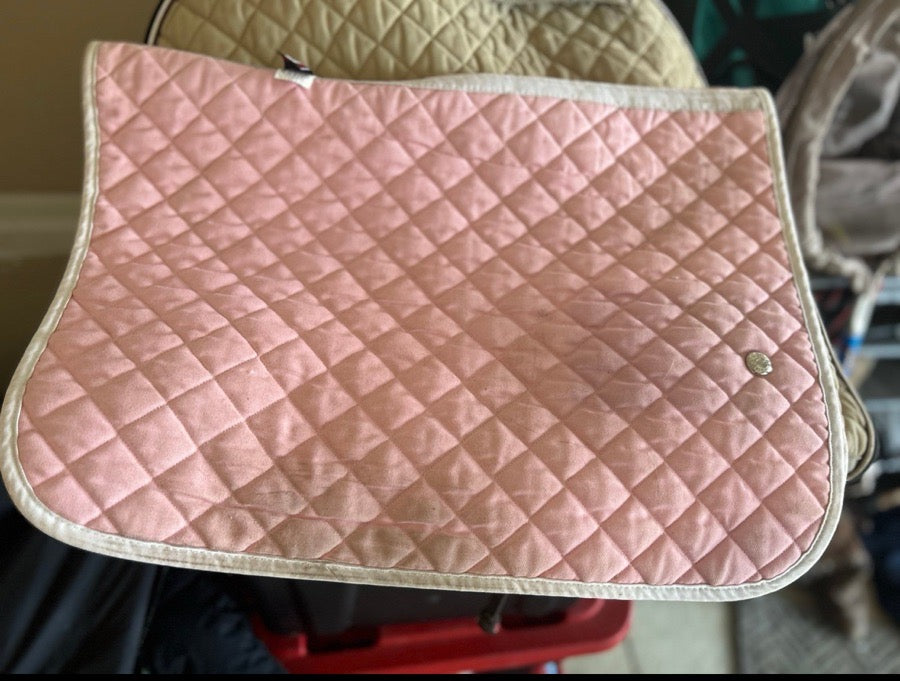 OTHER ogilvy saddle pad pink would fit pony better than a horse