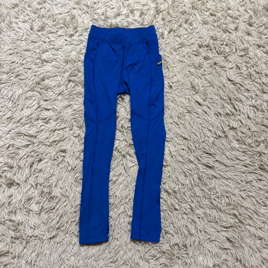 Girl’s Small Blue Kerrits Full Seat Horseback Riding Tights Breeches. Good Cond.