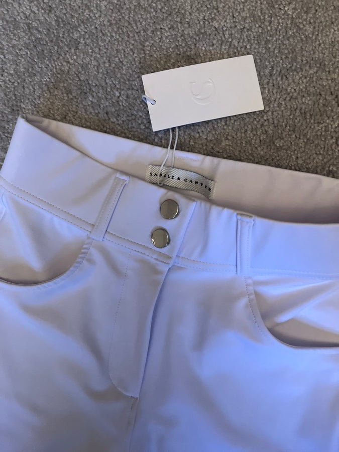 Saddle & Canter White Full Seat Breeches