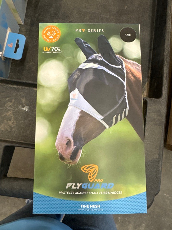 Shire’s Fine Fly Mask with Ears Cob