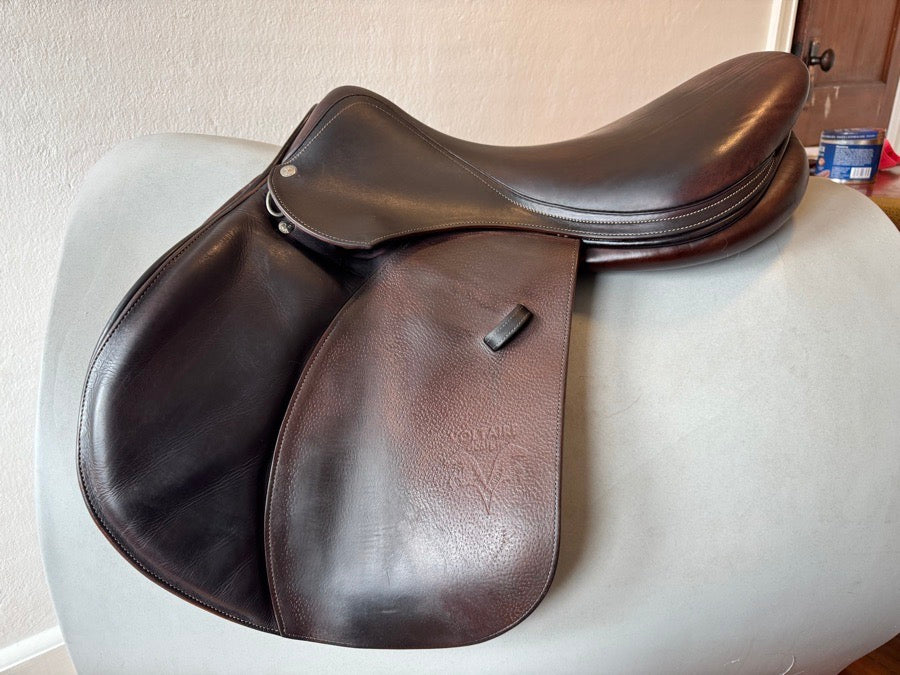 VOLTAIRE 19” Voltaire Palm Beach PRO Saddle - 3AAR - 2015 - Grained Buffalo (4)